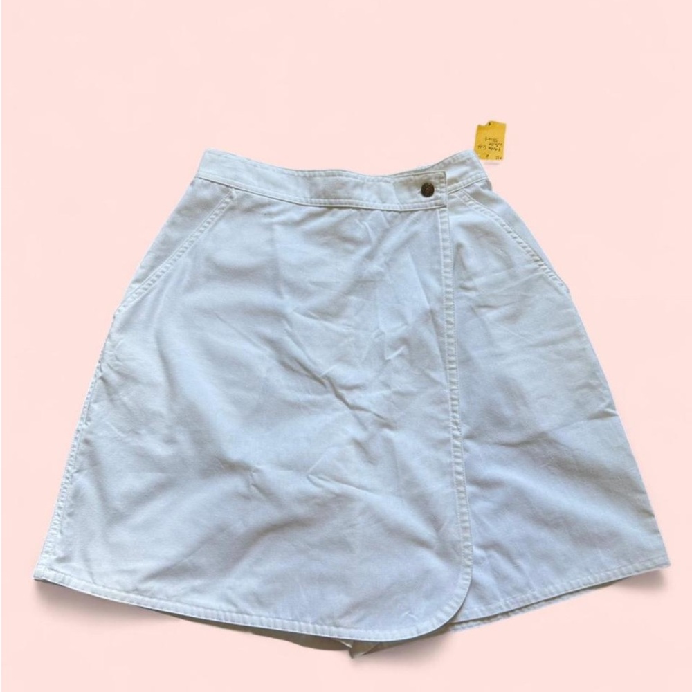 Vintage Karen Scott Classic White Skort